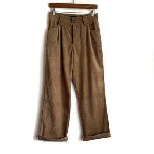 Miou Muse tan corduroy pants size medium wide leg pants cords